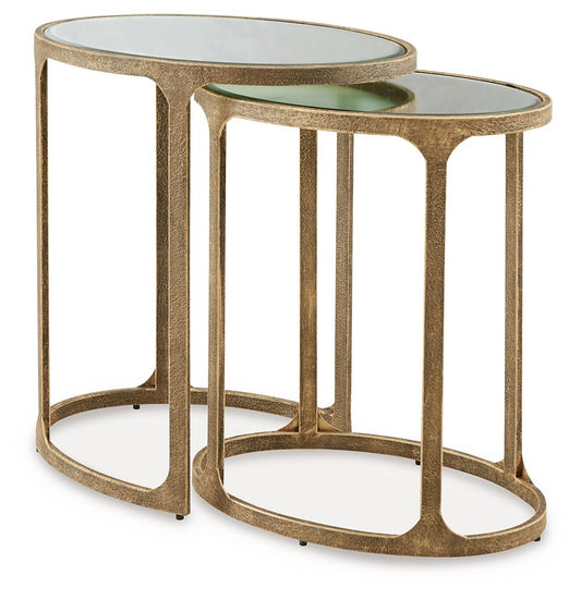 Irmaleigh - Accent Table Set (Set of 2) - Antique Black