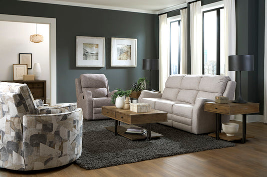 EZ Motion - EZ1A00H - Double Reclining Sofa With Power Tilt Headrest