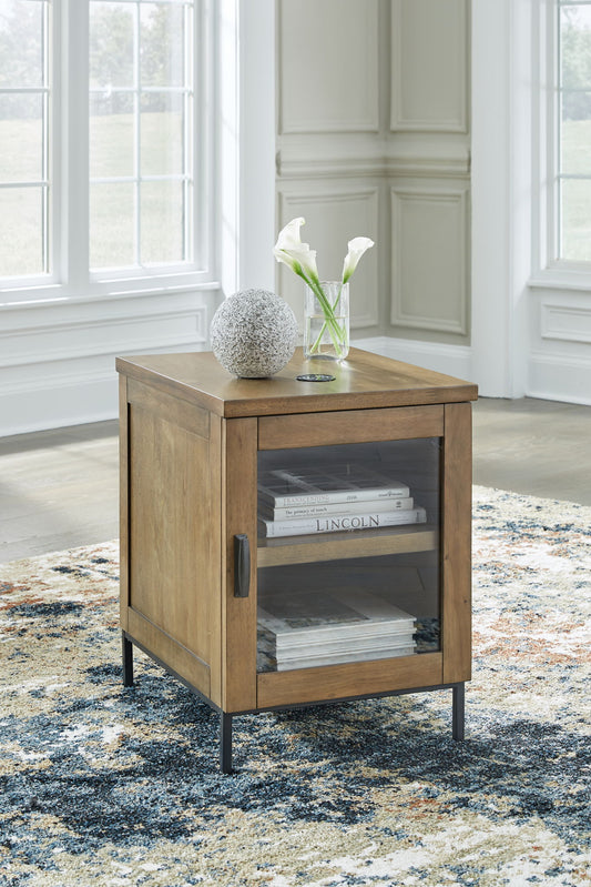 Torlanta - Chair Side End Table - Brown