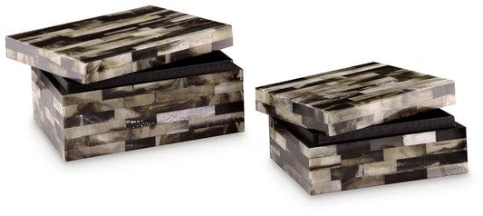 Ellford - Box Set (Set of 2) - Black / Brown / Cream