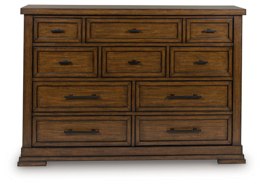 Taffenbrook - Dresser - Medium Brown