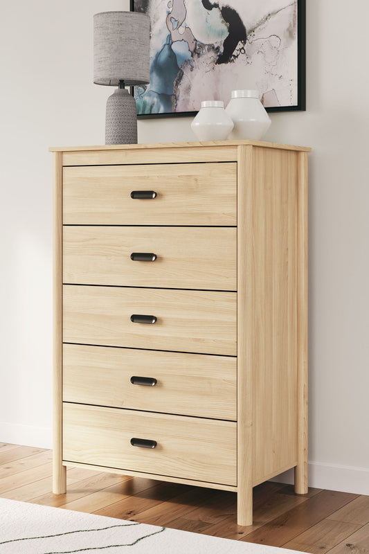 Cabinella - Five Drawer Chest - Tan