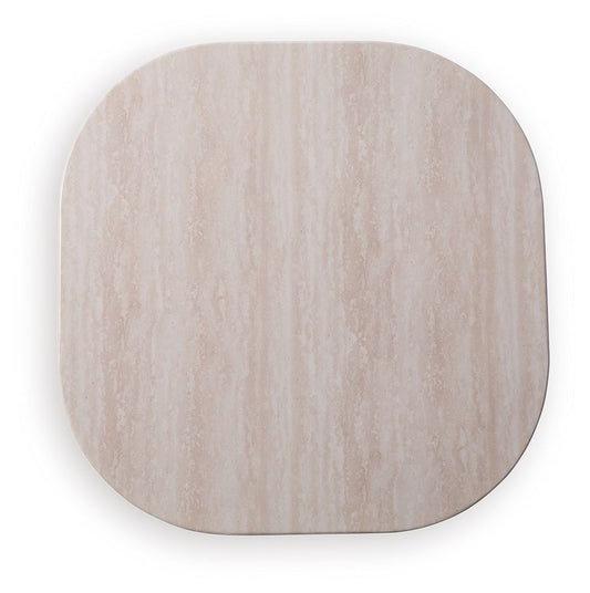 Dolan Creek - Square End Table - Beige / Brown