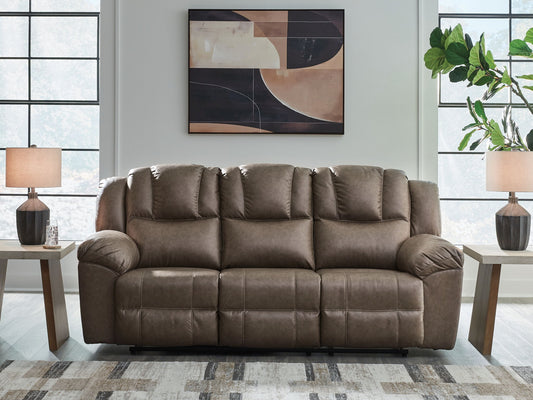 Lowilla - Reclining Sofa - Driftwood