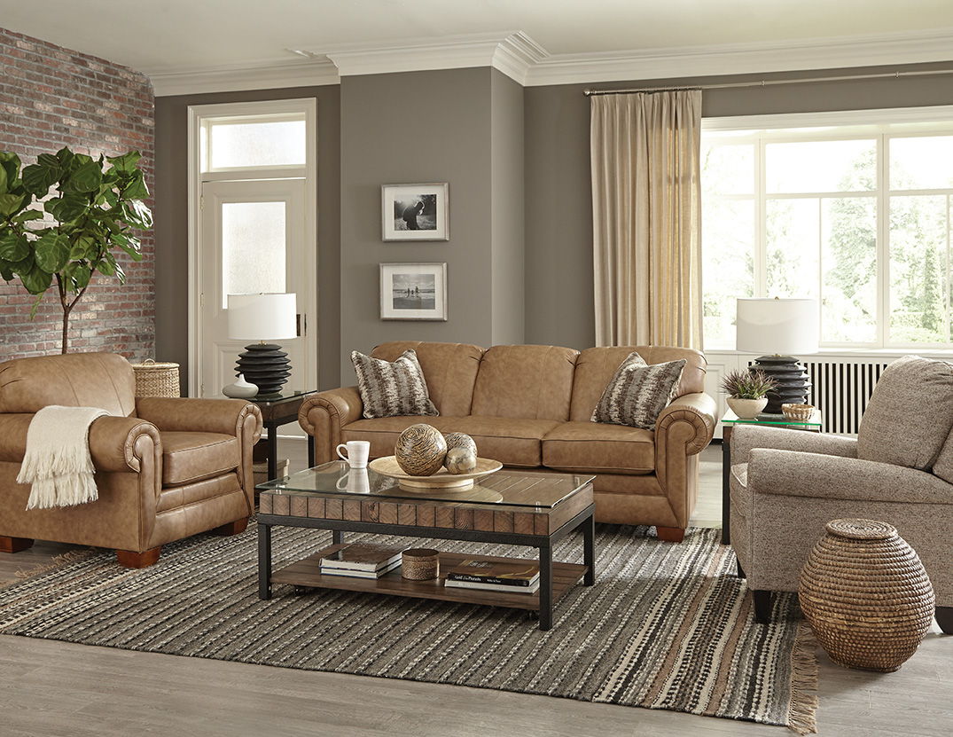 Monroe - Leather Sofa