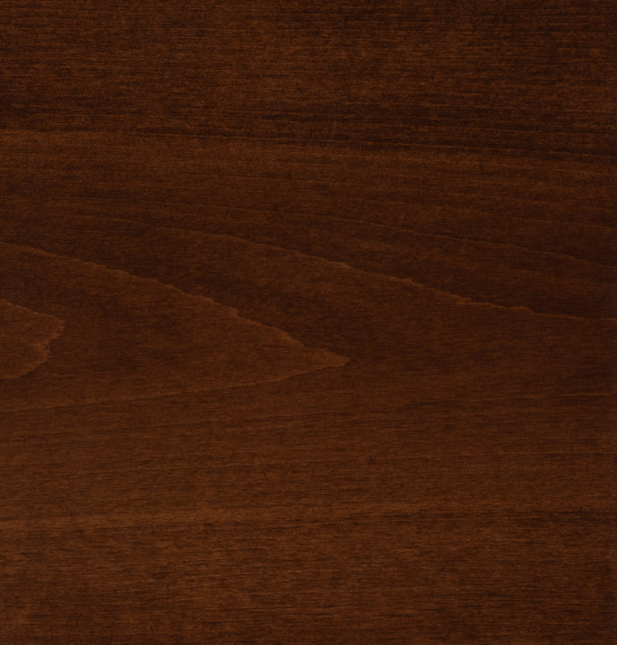 Burnt Umber on Brown Maple Wood Sample