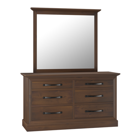 Cade's Cove 64" Dresser and Mirror