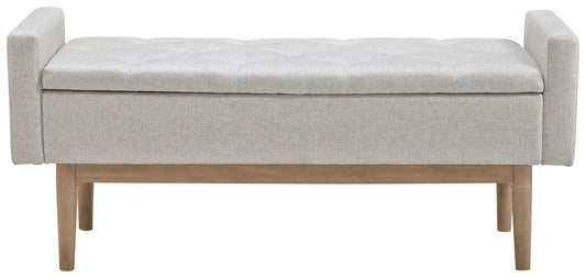 Briarson - Storage Bench - Beige / Brown
