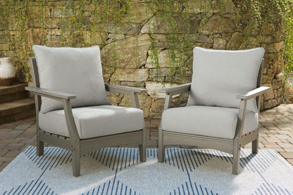Visola - Lounge Chair With Cushion (Set of 2) - Gray