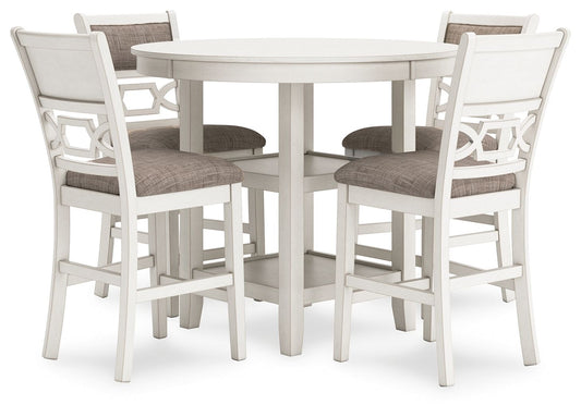 Erinberg - Dining Room Counter Table Set (Set of 5) - Antique White