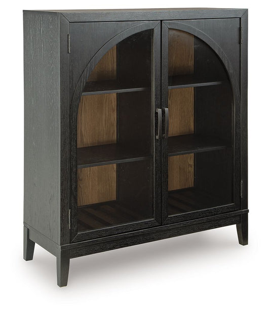 Armenleigh - Bar Cabinet - Black / Brown