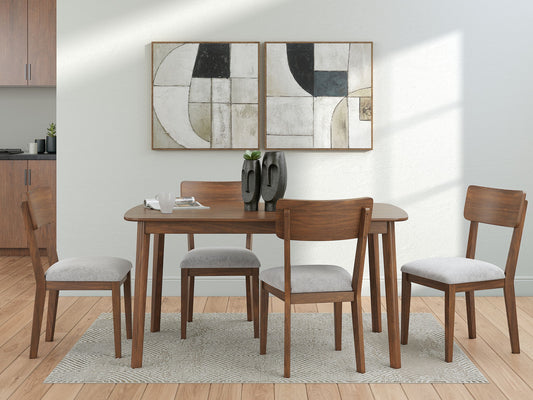 Tameride - Dining Room Table Set (Set of 5) - Brown