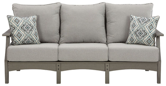 Visola - Sofa with Cushion - Gray