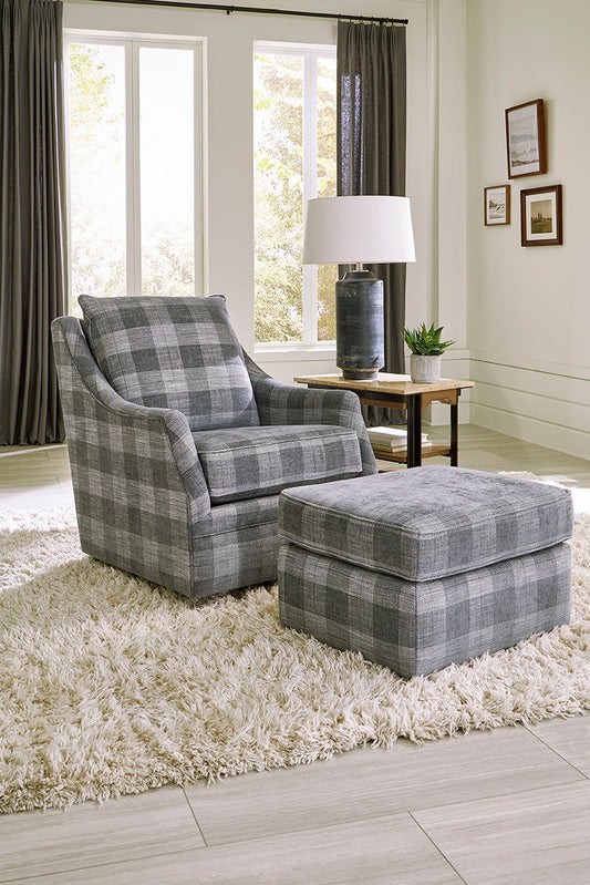 Nessa - Fabric Swivel Glider