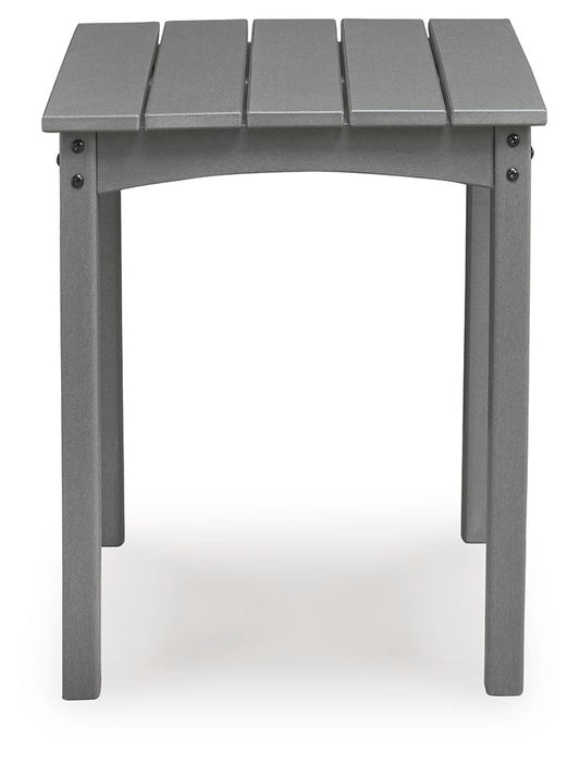 Cove Beach - Square End Table - Gray