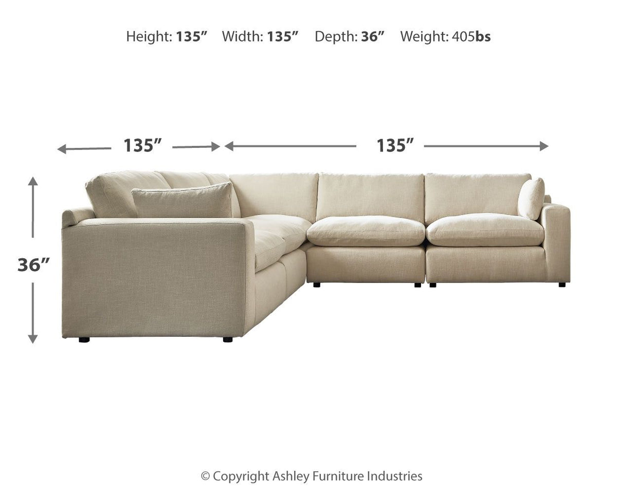 Elyza - 5 Piece Sectional