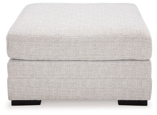 Koralynn - Oversized Accent Ottoman - Stone
