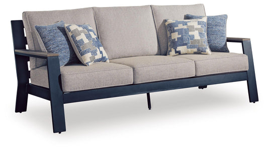 East Beach - Sofa With Cushion - Blue