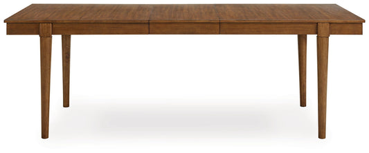 Lyncott - Rectangular Dining Room Extension Table - Brown