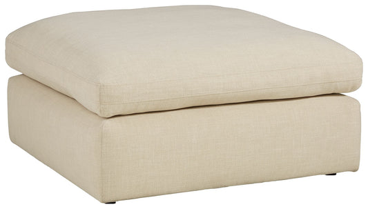 Elyza - Oversized Accent Ottoman - Linen