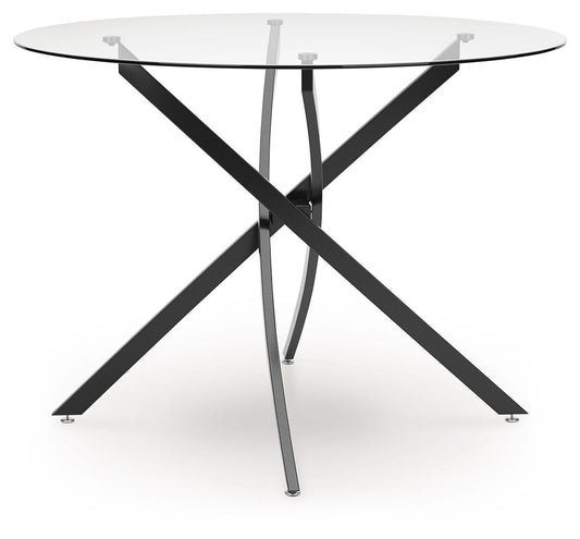 Pharwynn - Round Dining Room Table - Black