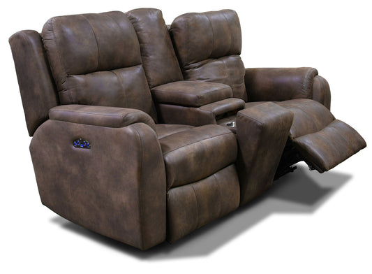 EZ Motion - EZ1R00H - Double Reclining Loveseat With Power Tilt Headrest