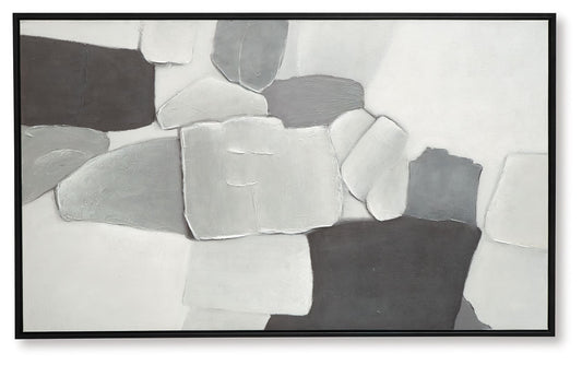 Adilson - Wall Art - White / Gray / Black