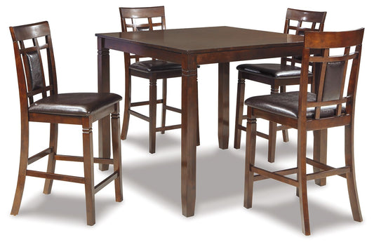 Bennox - DRM Counter Table Set (Set of 5) - Brown