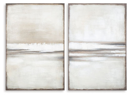 Brockdunn - Wall Art Set (Set of 2) - Tan / Brown
