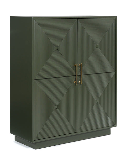 Geirwood - Accent Cabinet - Dark Green