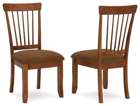 Berringer - Dining UPH Side Chair (Set of 2) - Rustic Brown