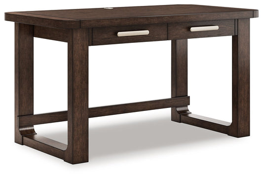 Breckington - Home Office Desk - Dark Brown
