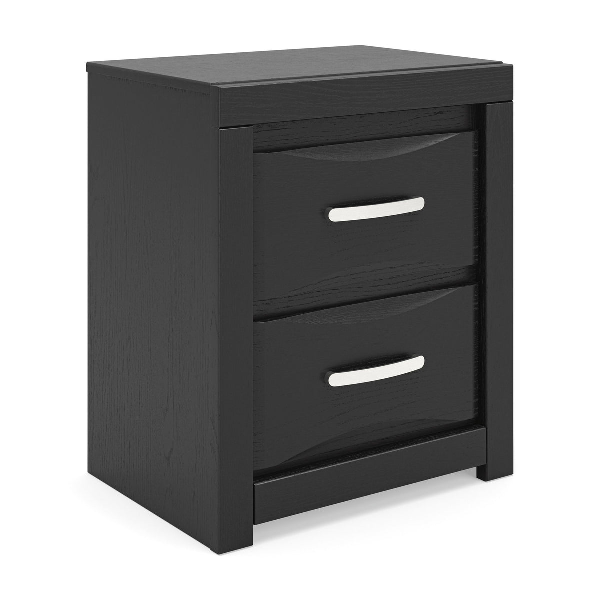 Stabotta - Two Drawer Night Stand - Black