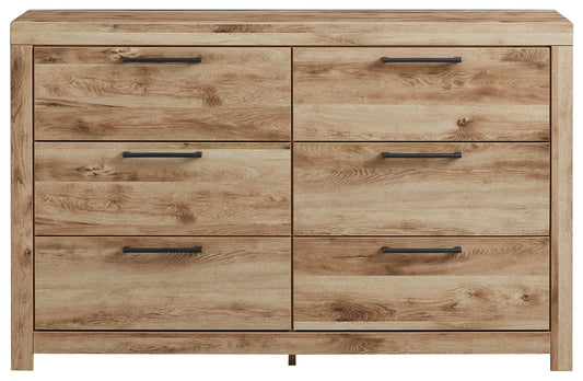 Hyanna - Six Drawer Dresser - Tan Brown