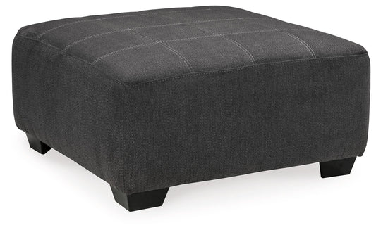 Ambee - Oversized Accent Ottoman - Slate