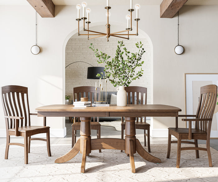 Baytown Double Pedestal Dining Set