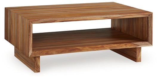 Dressonni - Rectangular Cocktail Table - Brown