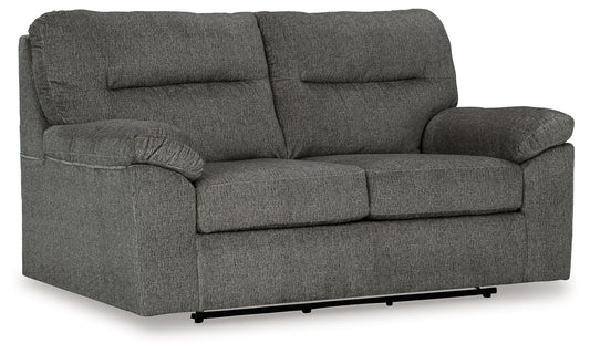 Bindura - Glider Loveseat - Mineral