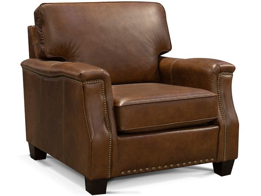 Salem - Leather Chair With Nails