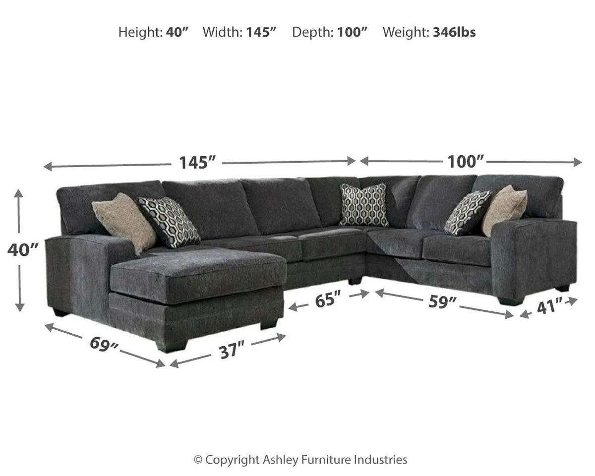 Tracling - 3 Piece Sectional