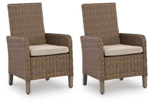 Laguna Heights - Arm Chair With Cushion (Set of 2) - Beige
