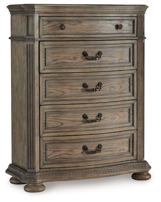Ardenfield - Five Drawer Chest - Light Brown