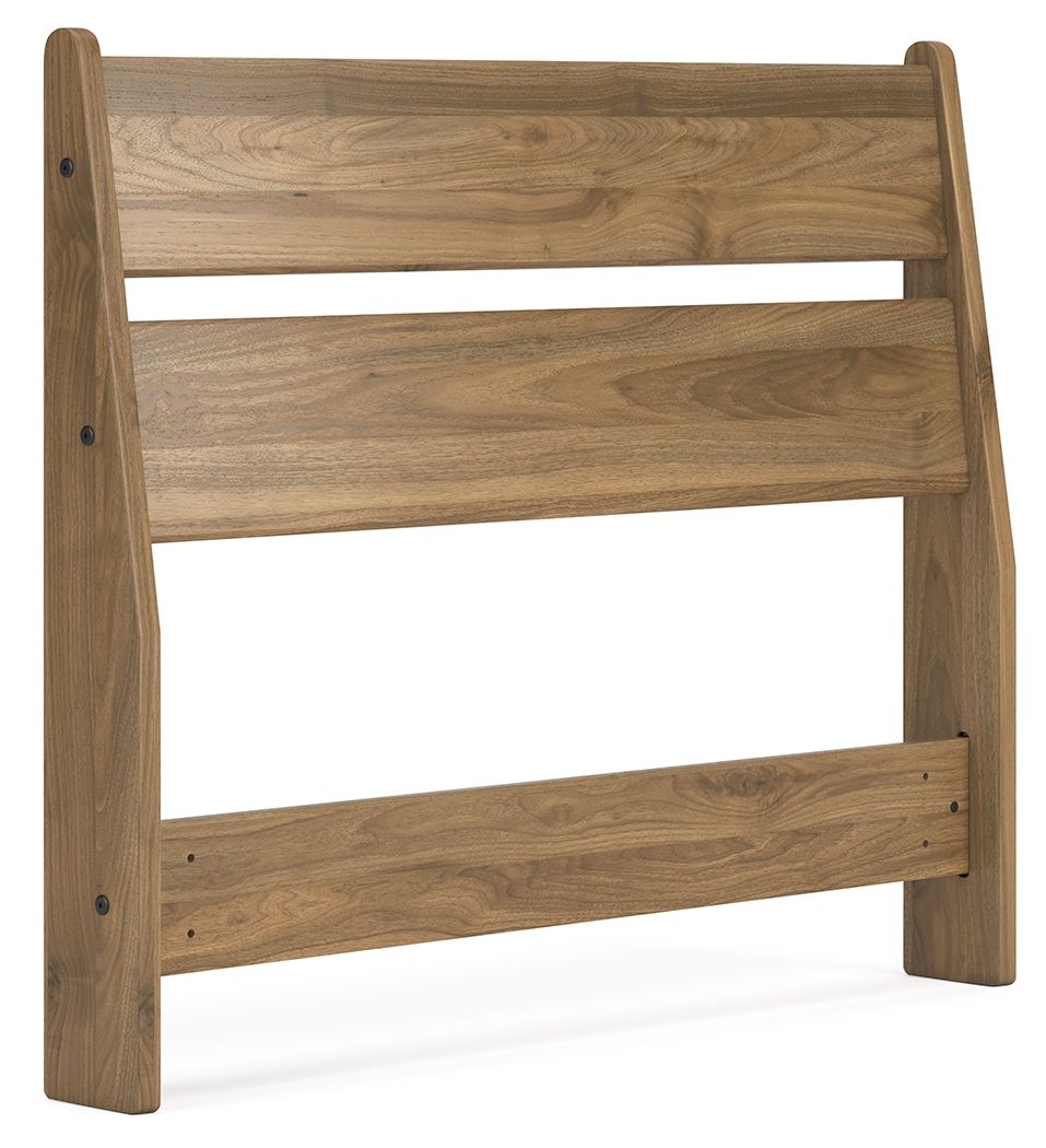 Deanlow - Twin Panel Headboard - Honey