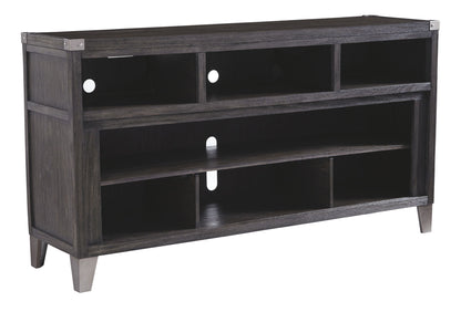 Todoe - LG TV Stand With Fireplace Option - Gray