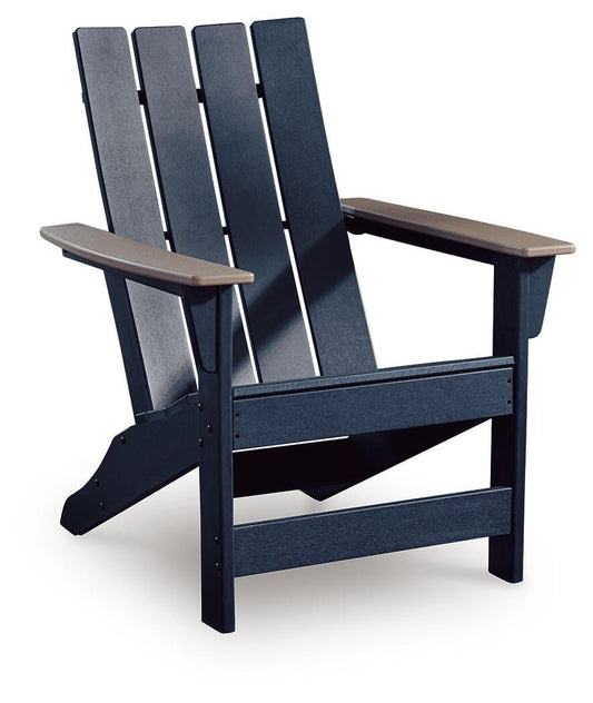 East Beach - Adirondack Chair - Black / Beige