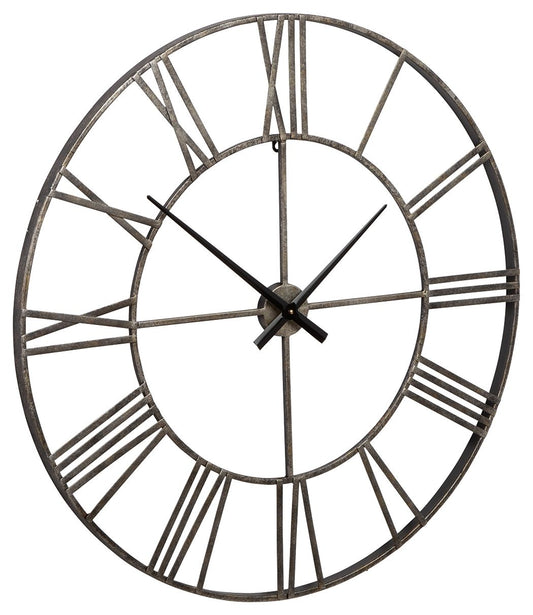 Paquita - Wall Clock - Antique Silver