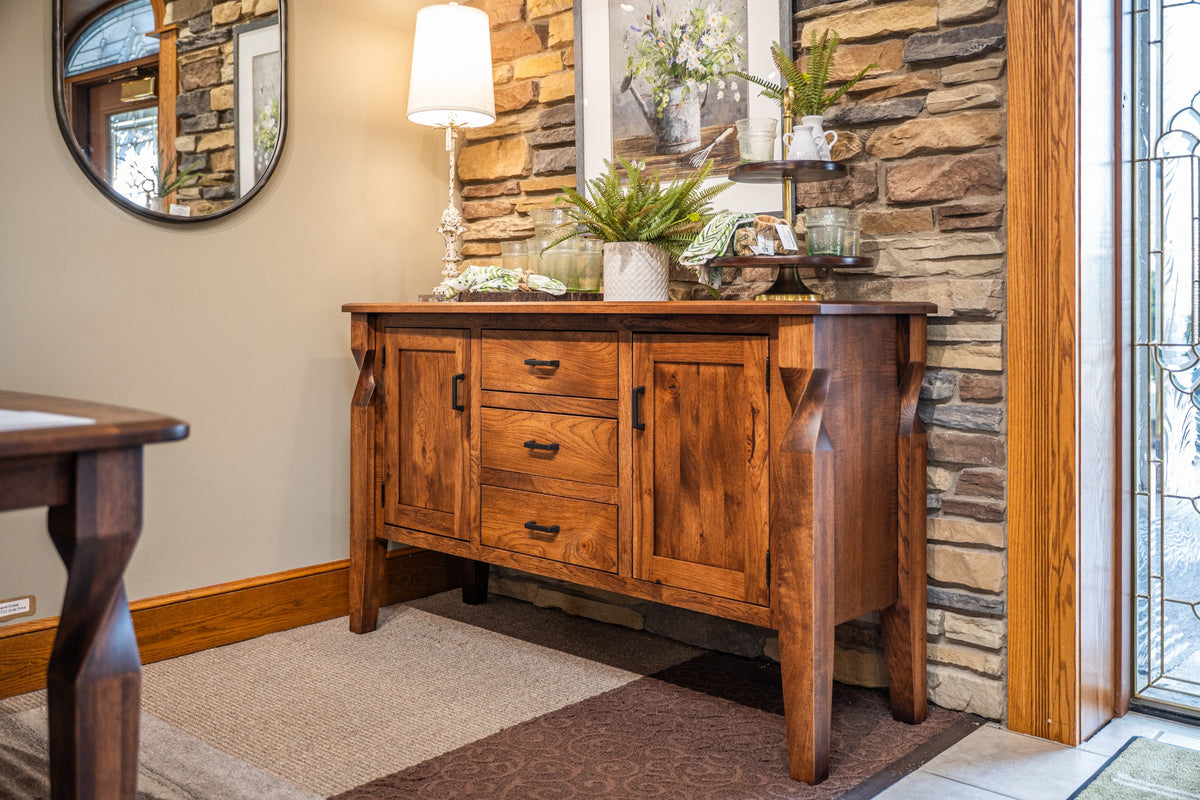 Brantley Server displayed in a dining room