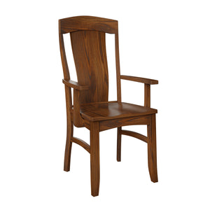 An oak Bailey Arm Chair with Light Asbury stain.