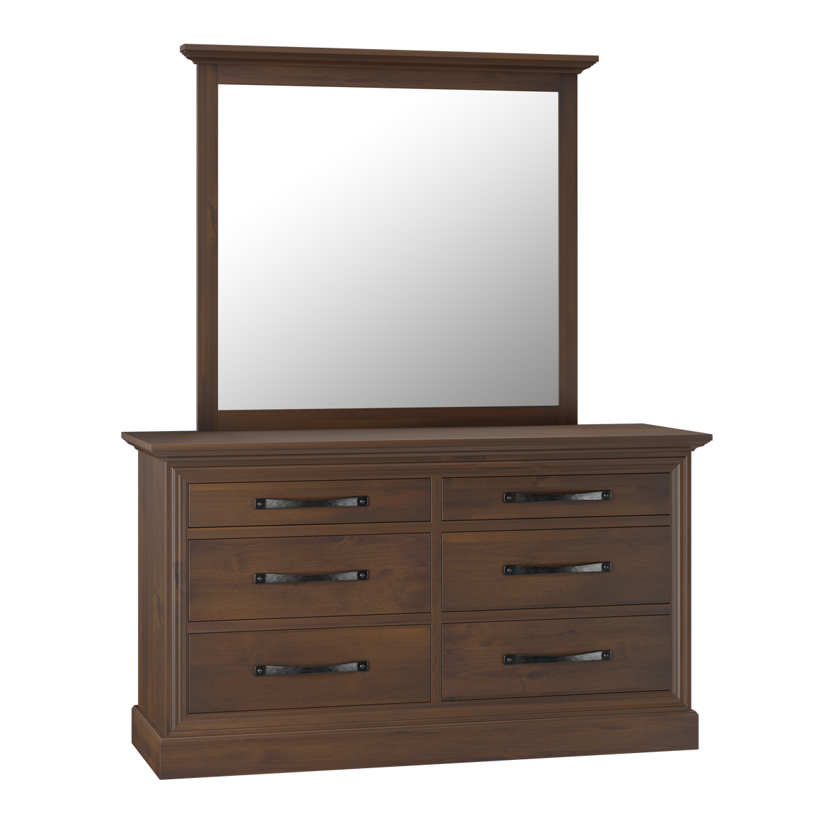 Cade's Cove 64" Dresser and Mirror
