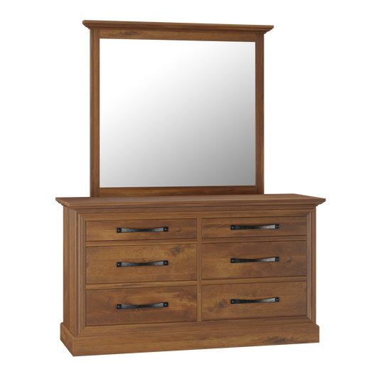Cade's Cove 64" Dresser and Mirror